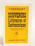 CURNONSKY : Souvenirs littéraires et gastronomiques - Erste Ausgabe - Edition-Originale.com