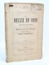 CUSTINE : La Russie en 1839 rêvée par M. de Custine ou lettres sur cet ouvrage écrites de Francfort - Edition Originale - Edition-Originale.com
