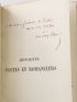 CUVILLIER-FLEURY : Historiens poëtes et romanciers - Autographe, Edition Originale - Edition-Originale.com