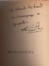 DANINOS : Méridiens - Autographe, Edition Originale - Edition-Originale.com
