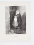 DAUMIER : Lithographie originale en noir et blanc - Bohémiens de Paris - 