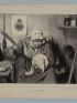 DAUMIER : Lithographie originale en noir et blanc - Les Cinq Sens - 