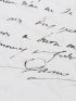 DAVOUT : Lettre autographe signée à sa femme Aimée Leclerc : 