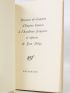 IONESCO : Discours de réception de Eugène Ionesco à l'Académie française et réponse de M. Jean Delay - Erste Ausgabe - Edition-Originale.com