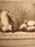 La Fontaine, fables, Les deux rats, le renard et l'oeuf. Gravure originale à l'Eau Forte sur papier Vergé - Edition Originale - Edition-Originale.com