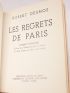 DESNOS : Les regrets de Paris - First edition - Edition-Originale.com
