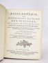 DIDEROT : Encyclopédie, ou Dictionnaire raisonné des Sciences, des Arts et des Métiers, par une société de gens de lettres - Edition-Originale.com
