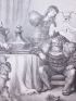 Charles Perrault, Contes, Le Chat botté chez l'Ogre. Gravure originale sur bois de fil, tirée sur Vélin fort - Edition Originale - Edition-Originale.com