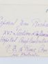 DORGELES : Lettre autographe signée adressée à Carlo Rim alors mobilisé comme infirmier militaire dans un hôpital du Gard - Autographe, Edition Originale - Edition-Originale.com