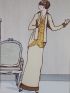 DOUCET : La Souris. Costume tailleurs de Doucet (pl.10, La Gazette du Bon ton, 1913 n°11) - Erste Ausgabe - Edition-Originale.com