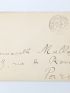 DUJARDIN : Lettre autographe datée et signée adressée à Geneviève Mallarmé, la fille de son grand ami Stéphane Mallarmé  : 