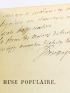 DUPONT : Muse populaire. Chants et poésies - Signed book, First edition - Edition-Originale.com