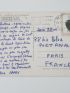 DURRELL : Carte postale autographe envoyée de Corfou signée adressée à Jani Brun - Autographe, Edition Originale - Edition-Originale.com