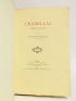 FEUILLET : Chamillac - Autographe, Edition Originale - Edition-Originale.com