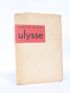 FONDANE : Ulysse - Autographe, Edition Originale - Edition-Originale.com