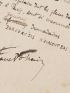 FRANC-NOHAIN : Poème autographe signé intitulé 