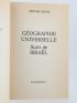 FRANK : Géographie universelle suivie de Israël - Signiert, Erste Ausgabe - Edition-Originale.com