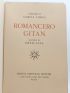 GARCIA LORCA : Romancero gitan - Edition-Originale.com
