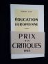 GARY : Education européenne - Edition Originale - Edition-Originale.com