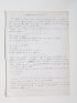 GENET : Manuscrit autographe inédit de Jean Genet regroupant des notes et des réflexions sur le pouvoir qu'il a intitulé : Quelques notes sur le 