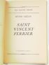 GHEON : Saint Vincent Ferrier - Signiert, Erste Ausgabe - Edition-Originale.com