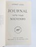 GIDE : Journal 1939-1949 - Souvenirs - Prima edizione - Edition-Originale.com