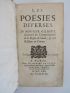GILBERT : Les poesies diverses - First edition - Edition-Originale.com