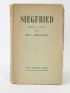 GIRAUDOUX : Siegfried - Autographe, Edition Originale - Edition-Originale.com