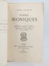 GOUDEAU : Poèmes ironiques - Signed book, First edition - Edition-Originale.com