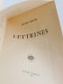 GRACQ : Lettrines - First edition - Edition-Originale.com