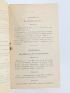 GRAND ORIENT DE FRANCE : Règlement particulier de la R.L. La Persévérance - Or. [dre] de Saumur - Edition Originale - Edition-Originale.com