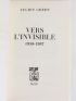 GREEN : Journal - Vers l'invisible 1958-1967 - Edition Originale - Edition-Originale.com