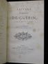 GUERIN : Lettres d'Eugénie de Guérin publiées avec l'assentiment de sa famille par G.S. Trébutien - Edition-Originale.com