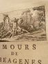 HELIODORE : Les amours de Théagène et Chariclée. Histoire éthiopique - Edition-Originale.com
