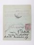 HENNER : Billet autographe signé adressé à son ami le peintre Edouard Detaille  - Autographe, Edition Originale - Edition-Originale.com
