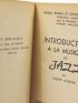VIAN : Introduction à la musique de jazz - Signed book, First edition - Edition-Originale.com