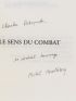 HOUELLEBECQ : Le sens du combat - Signed book, First edition - Edition-Originale.com