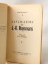 HUYSMANS : Explication de J.K. Huysmans - Signed book, First edition - Edition-Originale.com
