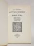 HUYSMANS : Lettres inédites à Emile Zola - First edition - Edition-Originale.com