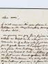 INGRES : Lettre autographe signée, recommandant son élève Albert Magimel - Signed book, First edition - Edition-Originale.com