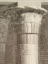 DESCRIPTION DE L'EGYPTE.  Environs d'Esné (Contralato). Vue perspective d'un temple à Contralato. (ANTIQUITES, volume I, planche 90) - Erste Ausgabe - Edition-Originale.com