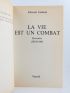 JOUHAUD : La Vie est un Combat (Souvenirs 1924-1944) - Signed book, First edition - Edition-Originale.com