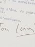JOUVET : Lettre dactylographiée signée adressée à son grand ami Carlo Rim à en-tête de son théâtre de l'Athénée - Autographe, Edition Originale - Edition-Originale.com