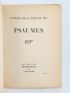 LA TOUR DU PIN : Psaumes - Libro autografato, Prima edizione - Edition-Originale.com