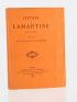 LAMARTINE : Lettres à Lamartine 1818-1865 publiées par Mme Valentine de Lamartine - Erste Ausgabe - Edition-Originale.com