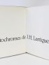 LARTIGUE : Les autochromes de J.H. Lartigue 1912-1927 - Signed book, First edition - Edition-Originale.com