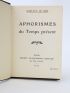 LE BON : Aphorismes du temps présent - First edition - Edition-Originale.com