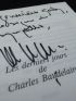 LEVY : Les derniers jours de Charles Baudelaire - Autographe, Edition Originale - Edition-Originale.com