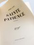 LUBIN : Sainte patience - Edition Originale - Edition-Originale.com