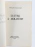 MALLET-JORIS : Lettre à moi-même - Libro autografato, Prima edizione - Edition-Originale.com